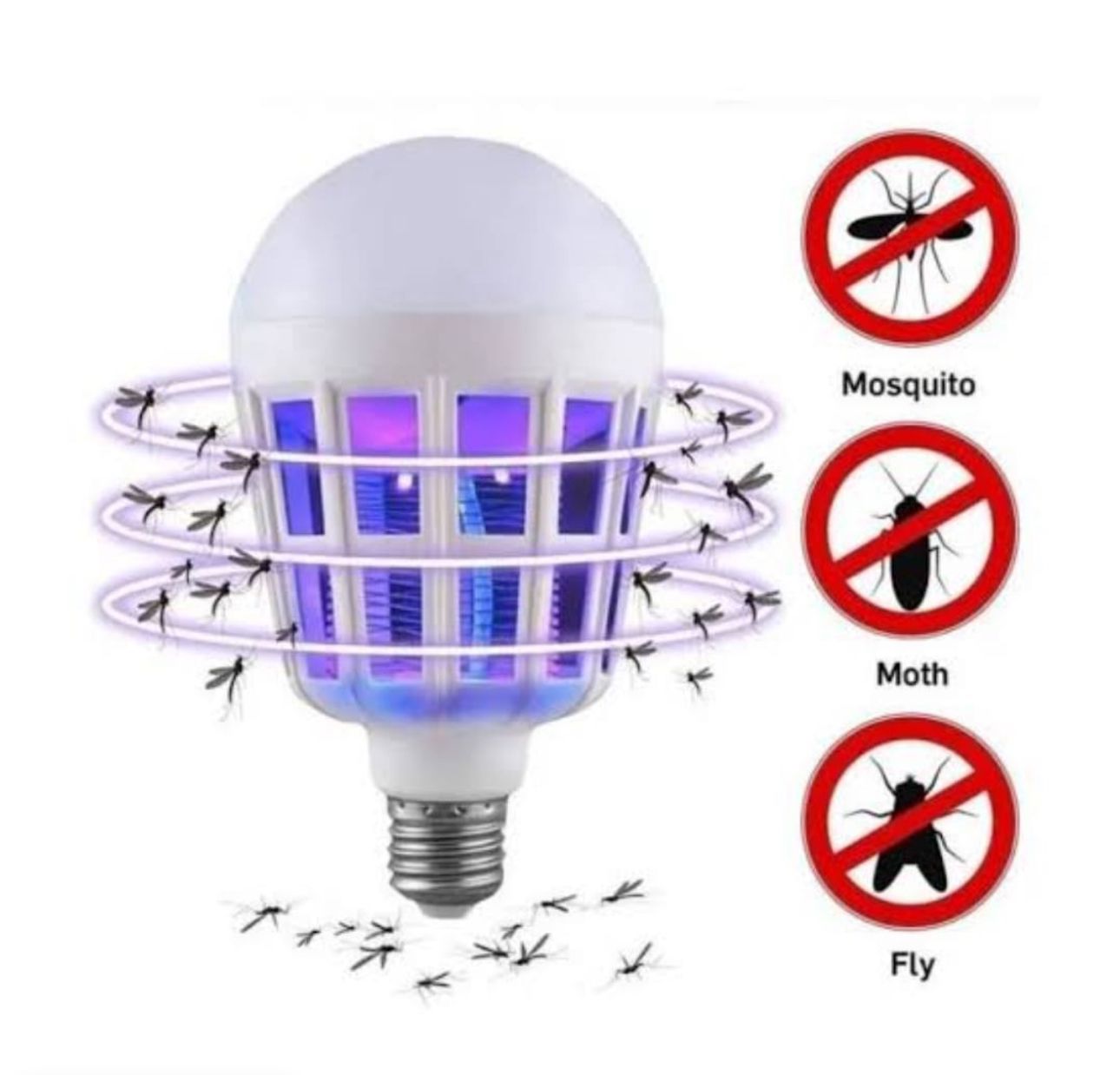 Lámpara repelente de mosquitos con luz ultravioleta